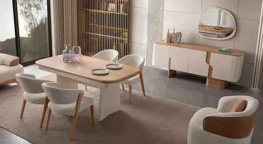 Product img 2, Salda Ahşap Ayaklı Yemek Odası Takımı